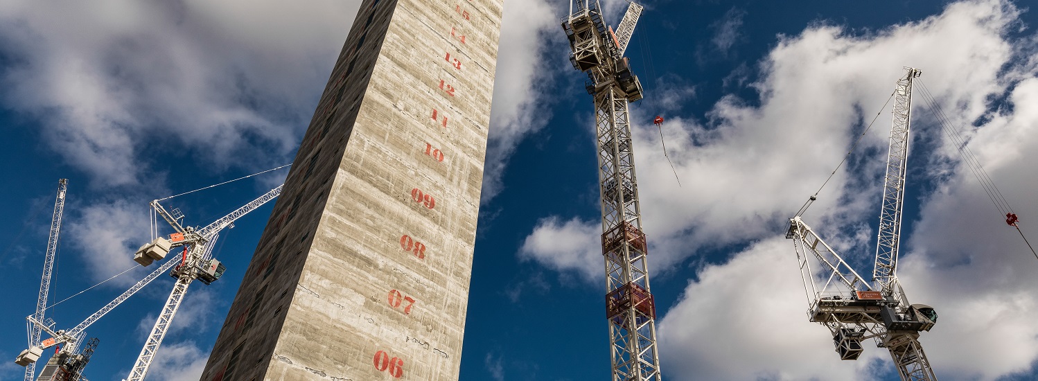 Construction work in front of National Stadium and SSE Arena, Wembley