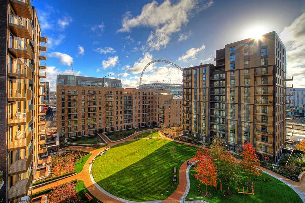 Tipi Communal Gardens, Wembley Park